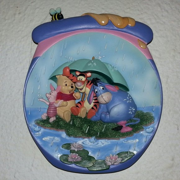 2 WINNIE POOH *Disney Winnie Pooh’s Honey Pot Adventure & SEARS MINI PHOTO FRAME - Picture 10 of 14